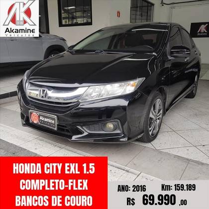 HONDA CITY 1.5 EXL 16V FLEX 4P AUTOMÁTICO HONDA CITY 1.5 EXL 16V FLEX 4P AUTOMÁTICO